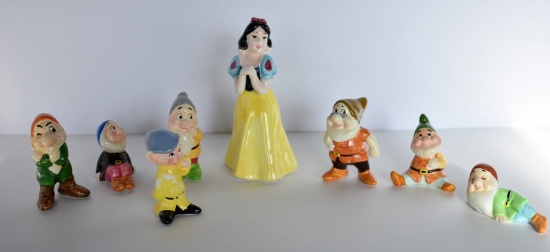 SNOW WHITE & THE 7 DWARFS FIGURINES