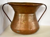 LARGE HAND-WROUGHT COPPER URN
