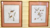 PAIR OF FRAMED ORIGINAL WATERCOLORS