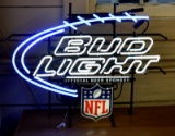 VINTAGE BUD LIGHT NFL NEON SIGN