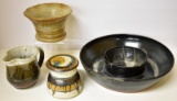 ASSORTED MID-CENTURY STUDIO POTTERY