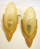 PAIR OF REJUVENATION REPLICATED WALL SCONCES