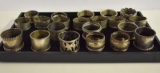 ASSORTED SILVER NAPKIN RINGS