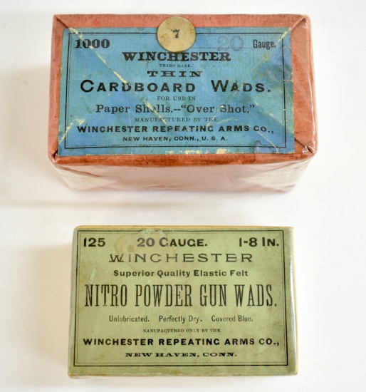 TWO BOXES OF RARE 20 GAUGE WINCHESTER AMMUNITION