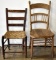 TWO PRIMITIVE CHAIRS