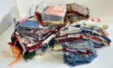 LARGE ASSORTMENT OF QUILTING FABRIC