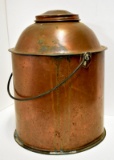 COPPER WATER PAIL WITH LID