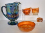 ASSORTED CARNIVAL GLASS