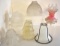 ASSORTED GLASS LAMP SHADES