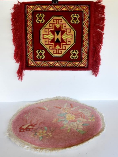 TWO SMALL RUGS