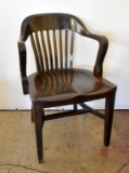 ANTIQUE BANKER'S CHAIR