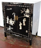 MOTHER OF PEARL INLAID ASIAN CABINET