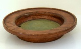 VINTAGE WOODEN CHURCH OFFERING PLATE