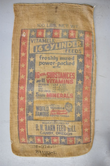 30 ASSORTED BURLAP FEED SACKS - WILLAMETTE VALLEY