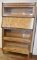 WEIS OAK STACKING LAWYER'S BOOKCASE