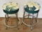 PAIR OF MID-CENTURY BAR STOOLS