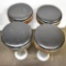 SET OF FOUR 1930s SODA FOUNTAIN STOOLS