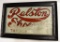 RALSTON SHOES FRAMED GLASS ADVERTISING SIGN