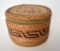 ANTIQUE NOOTKA/MAKAH COVERED BASKET