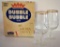 FLEER DOUBLE BUBBLE PROMOTIONAL BEER GLASSES