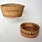 TWO ANTIQUE MAKAH TRIBE BASKETS