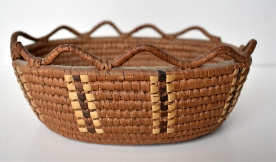 ANTIQUE THOMPSON RIVER INDIAN BASKET