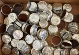 ASSORTED OIL CAN LIDS