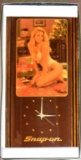 SNAP-ON TOOLS ADVERTISING CLOCK WITH PIN-UP GIRL