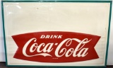 CIRCA 1960s METAL COKE SIGN