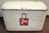 VINTAGE 7-UP PICNIC COOLER