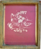 VINTAGE JULY 4th SILKSCREEN