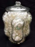 1942 PLANTERS PEANUTS FOUR CORNER ADVERTISING JAR