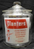 PLANTERS PEANUTS ADVERTING LIDDED JAR