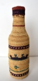 ANTIQUE MAKAH TRIBE BOTTLE BASKET