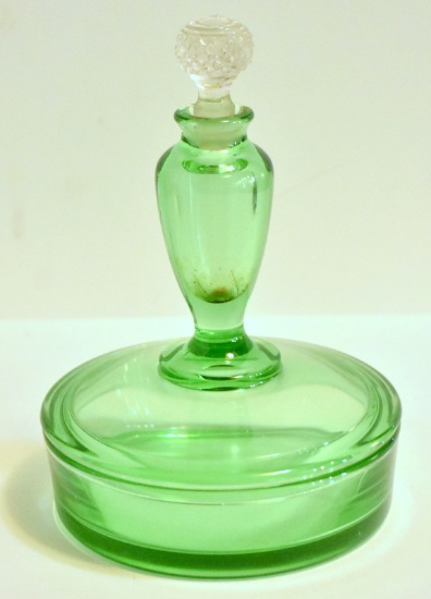 FOSTORIA PERFUME/POWDER JAR (ST. JUDE CHARITY LOT)