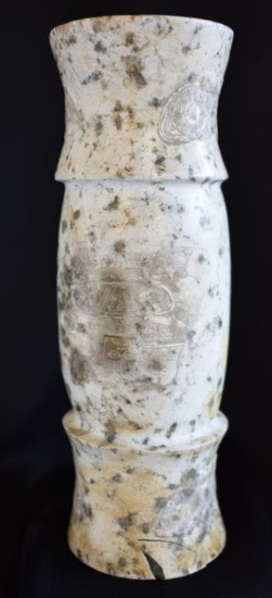 CENTRAL AMERICAN HARDSTONE CYLINDER