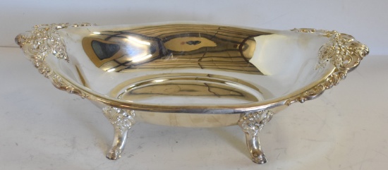 WALLACE "BAROQUE" FOOTED OVAL SERVING DISH