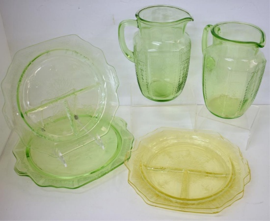 DEPRESSION ERA "PRINCESS" GLASSWARE