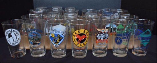 VINTAGE AMERICAN BREWERY PINT GLASS COLLECTION