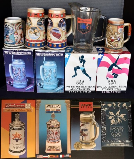 ASSORTED OLYMPICS SOUVENIR BREWERIANA