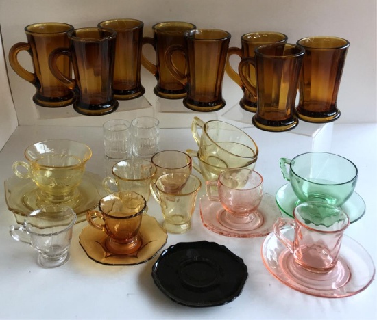 ASSORTED GLASSWARE