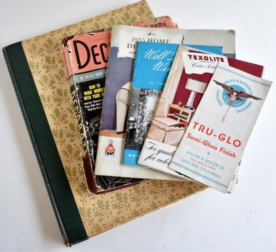 1950s INTERIOR DESIGN BOOKS & PAMPHLETS