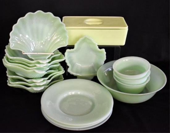 ASSORTED JADEITE DISHES