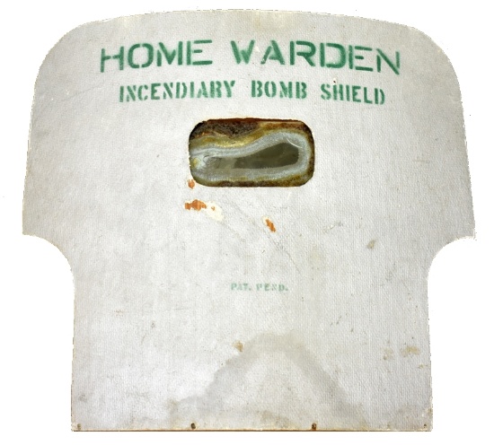 HOME WARDEN INCENDIARY BOMB SHIELD