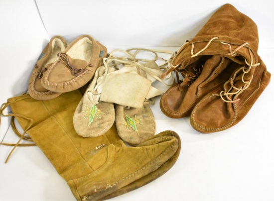 ASSORTED VINTAGE LEATHER FOOTWEAR