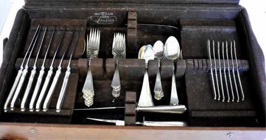 WALLACE "LOTUS" STERLING SILVER FLATWARE