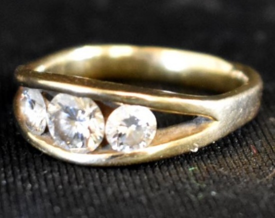 HAND-CRAFTED 14k GOLD & DIAMOND RING