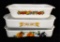 THREE FIRE KING CASSEROLE DISHES