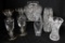 ASSORTED CRYSTAL VASES