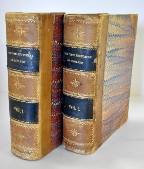 TWO VOLUMES OF "THE POETS AND POETRY OF SCOTLAND"